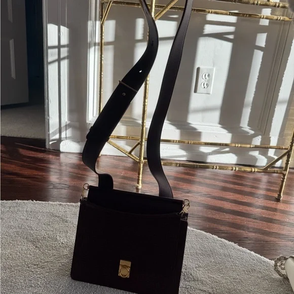 Polene Numéro Sept burgundy bag - Picture 2 of 8